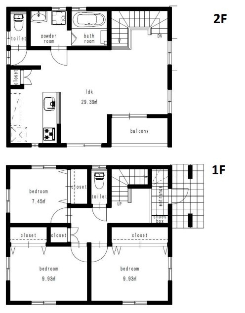 Leylandy Village E・F・Gの間取り