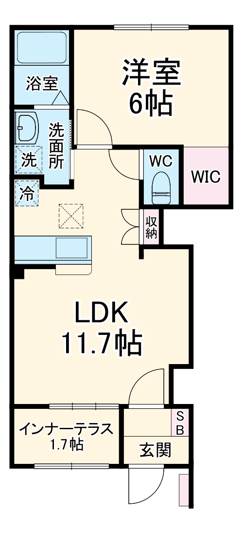 アルビコッカの間取り