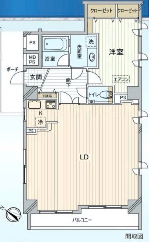 グランドパーク代々木の間取り