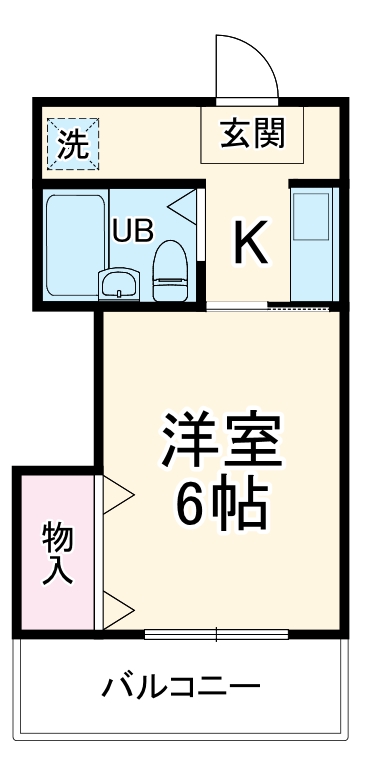 ラフォーレ岩塚の間取り