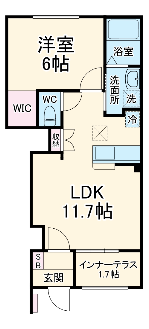 アルビコッカの間取り