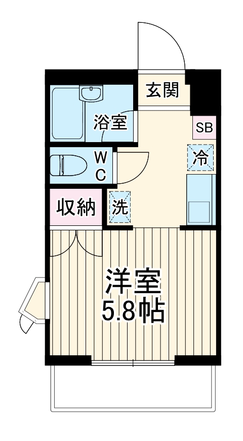 ヒルズコーナー鷺沼の間取り