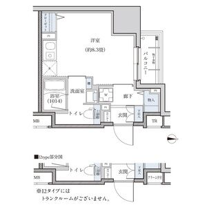 パークアクシス新栄の間取り