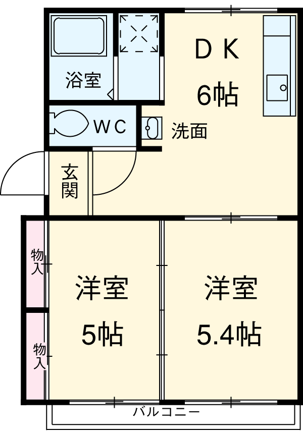 メゾングロワールの間取り