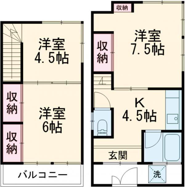 南水元4丁目戸建の間取り