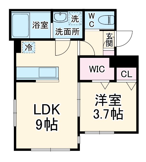 KEIAI RESIDENCE 上尾Ⅲの間取り
