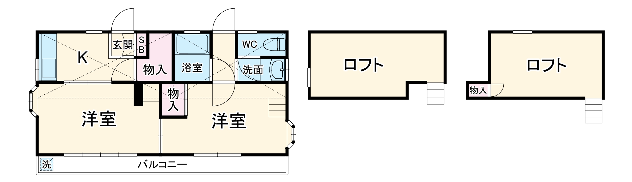 コーポハイネスの間取り