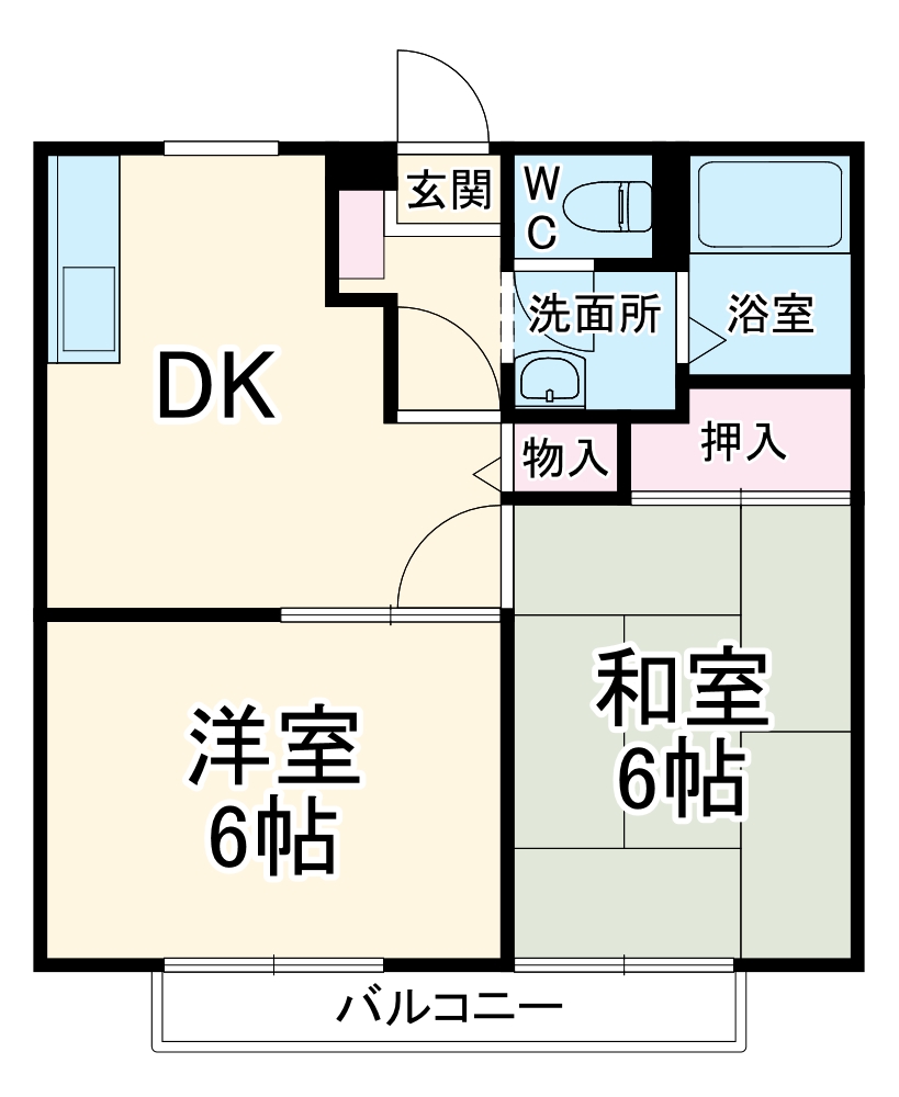 キャッスルⅡの間取り