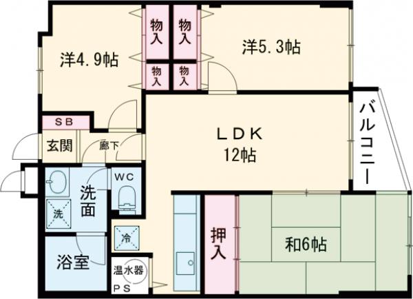 パレ二子玉川の間取り