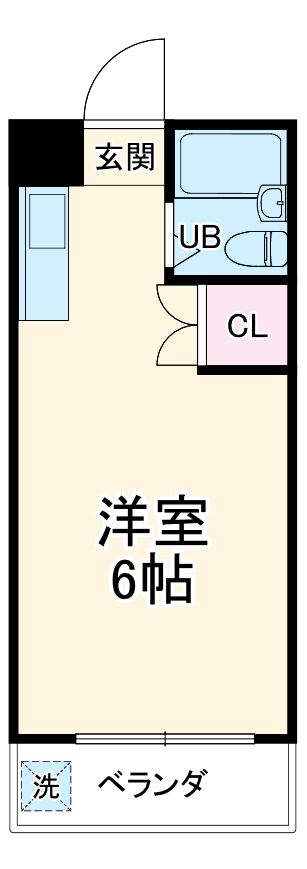 竹田ハイツの間取り