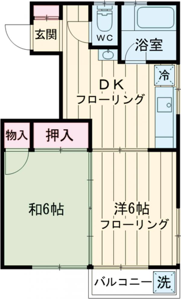 たちばなマンションの間取り