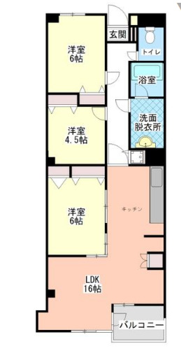 MKマンション 矢作台パレスの間取り