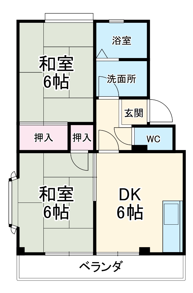 レジデンス西山の間取り