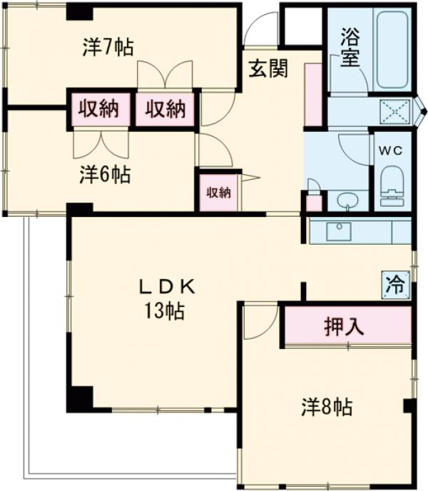 ホーメイトビルの間取り