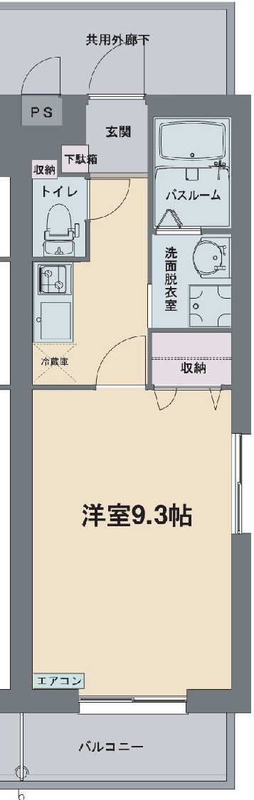 サニーヴィラの間取り