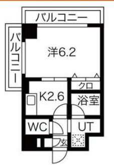 プレステージ天神Ⅲの間取り