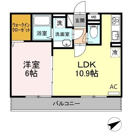 サンクエトワール磯子の間取り