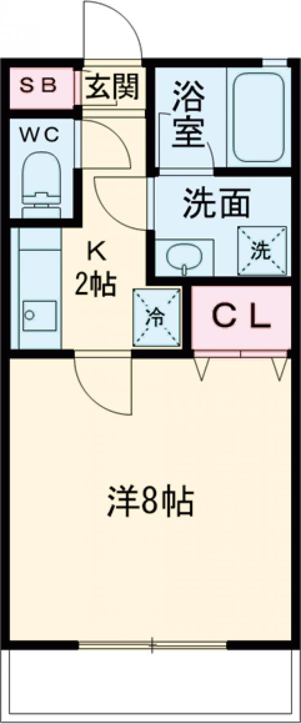 ヴァリー等々力の間取り