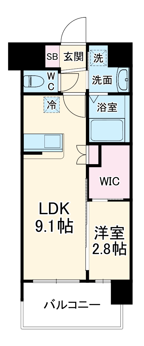 セレニテ東三国ミラクの間取り