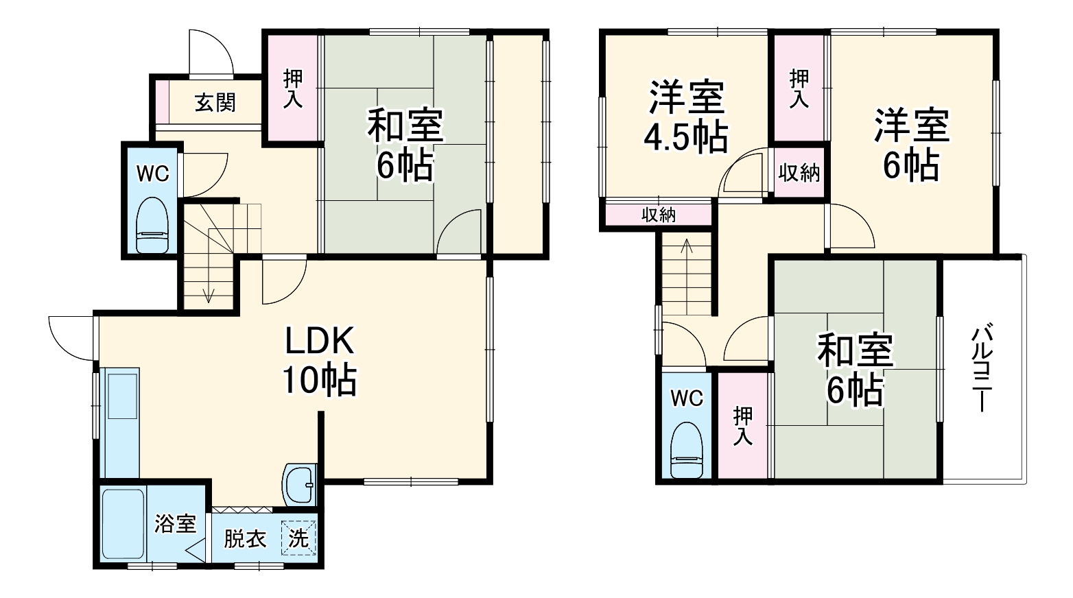 二俣川戸建の間取り