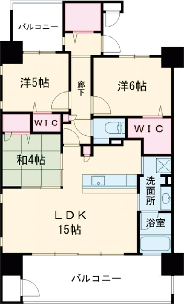エイルマンション姪浜の間取り