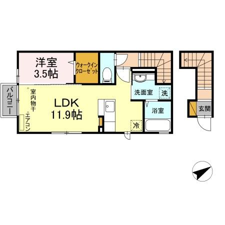 シスモンスの間取り