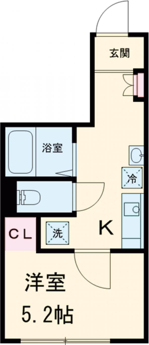 ルーム馬込の間取り