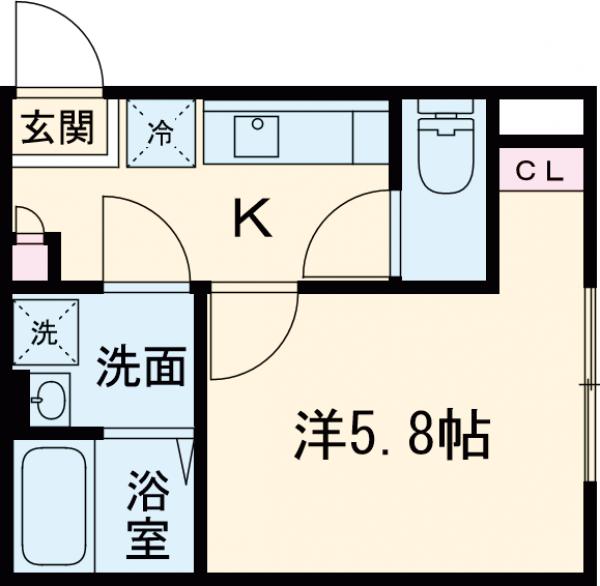 ルーム馬込の間取り