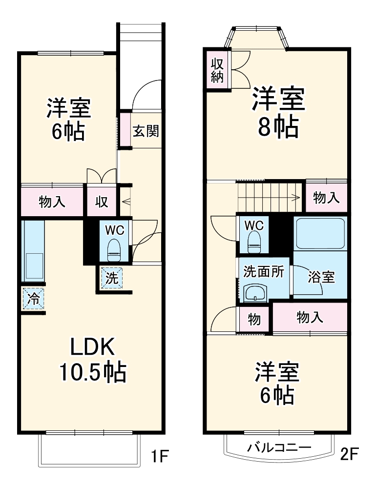 かやのき団地5号棟の間取り