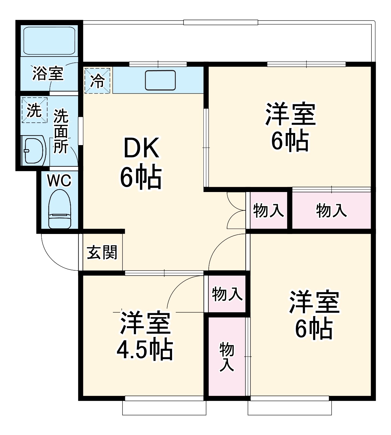源七第一コーポラスの間取り