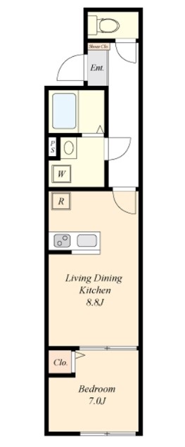 HW.Hills 東日暮里の間取り
