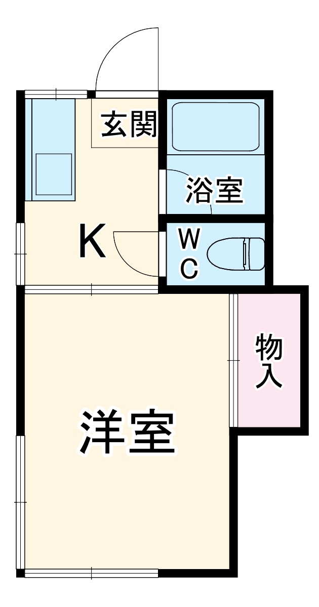 コーポさつきの間取り