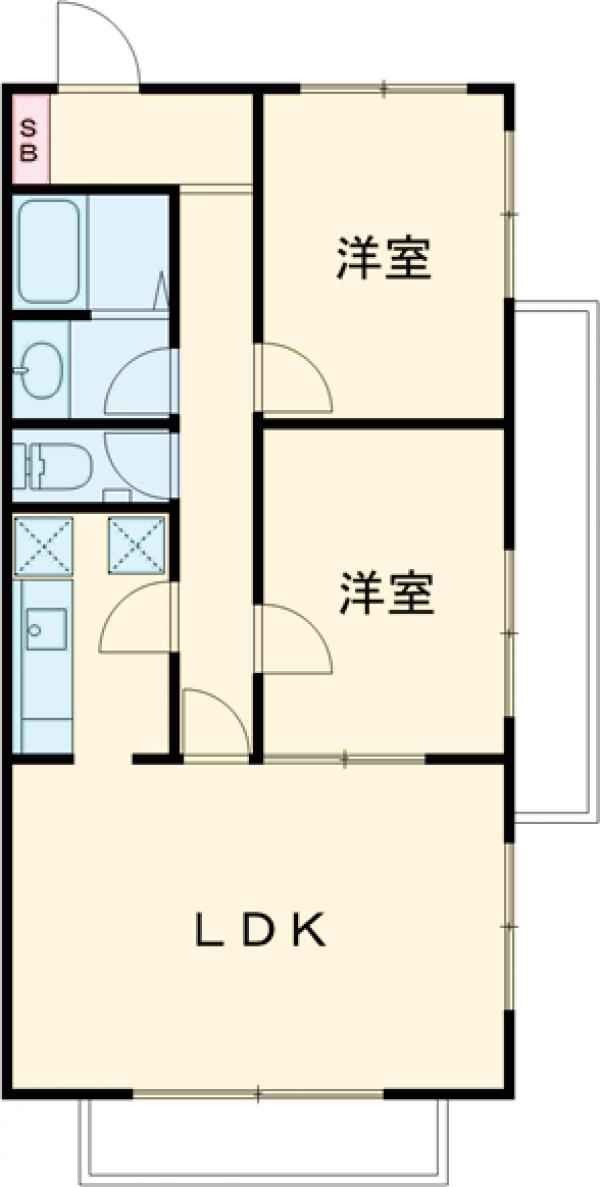 LEREVE中野坂上の間取り