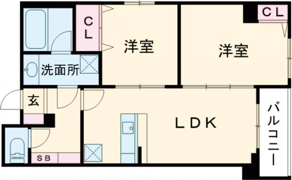 ORES・901号室の間取り
