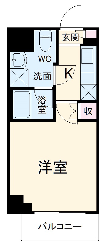 ルーブル横濱南太田の間取り