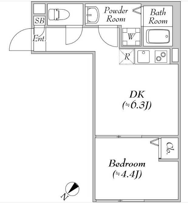 IL MEZZO DI TOKYOの間取り