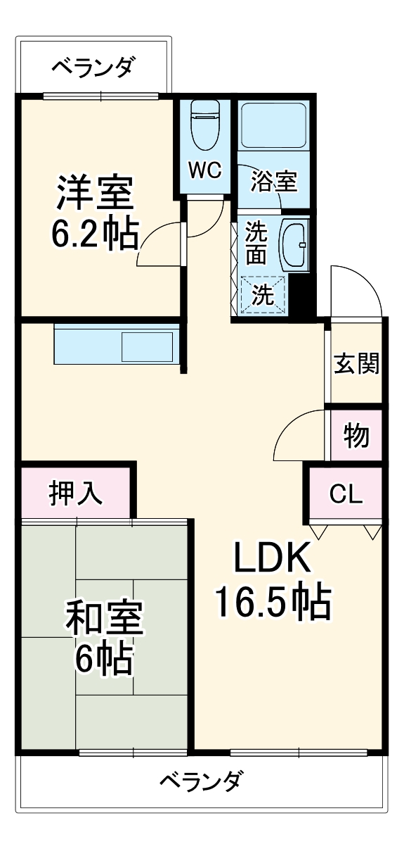 エクセルコートの間取り
