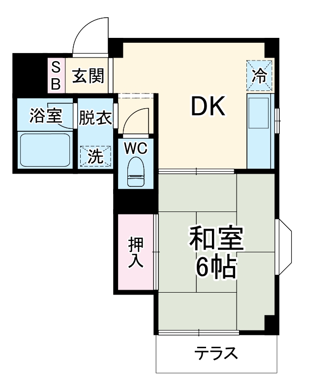 第2コーポミナミの間取り