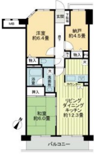 モアコート和光の間取り