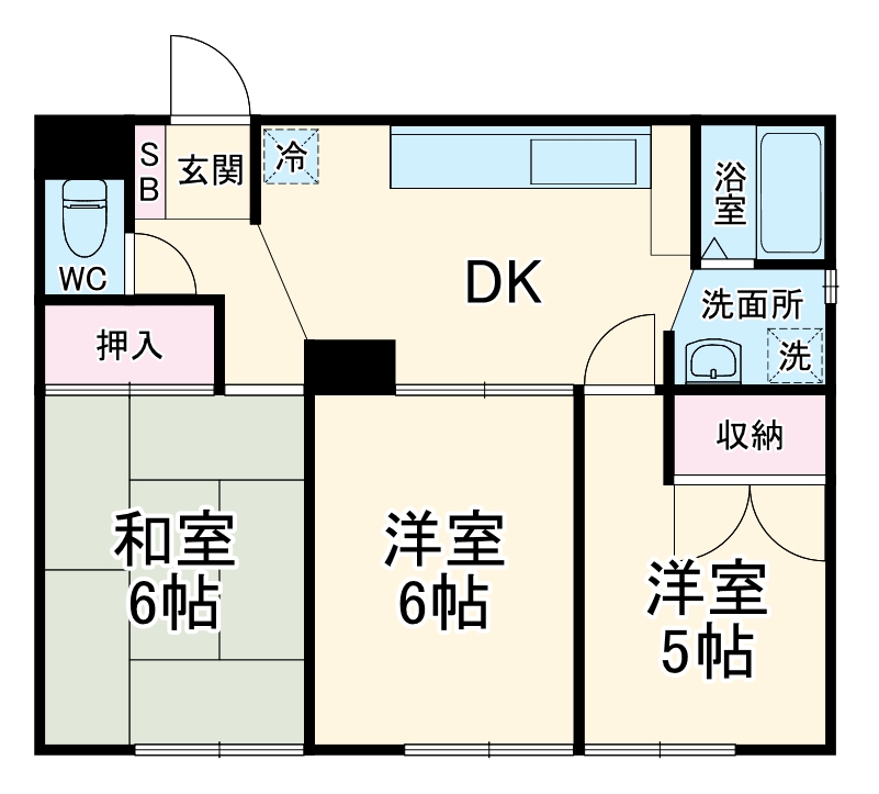 メゾンワタナベの間取り