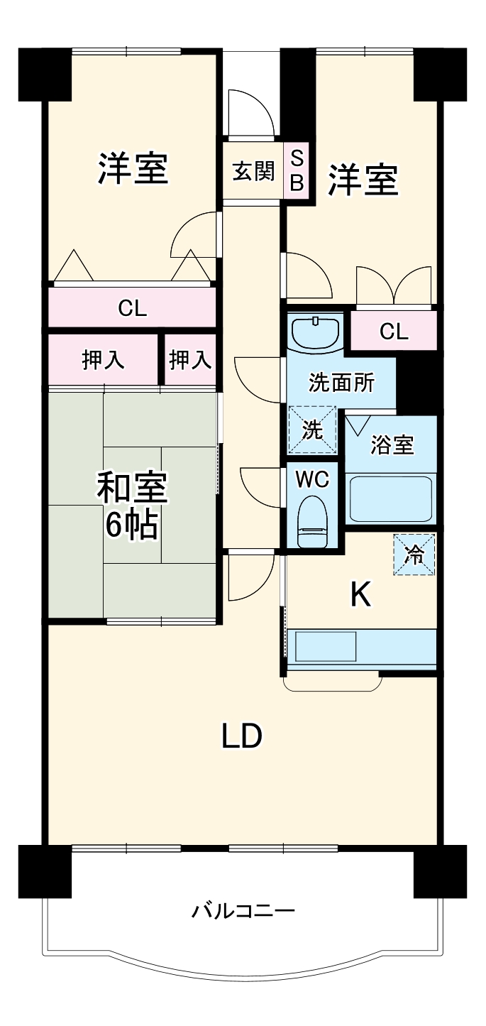 アーバンパーク柏の間取り