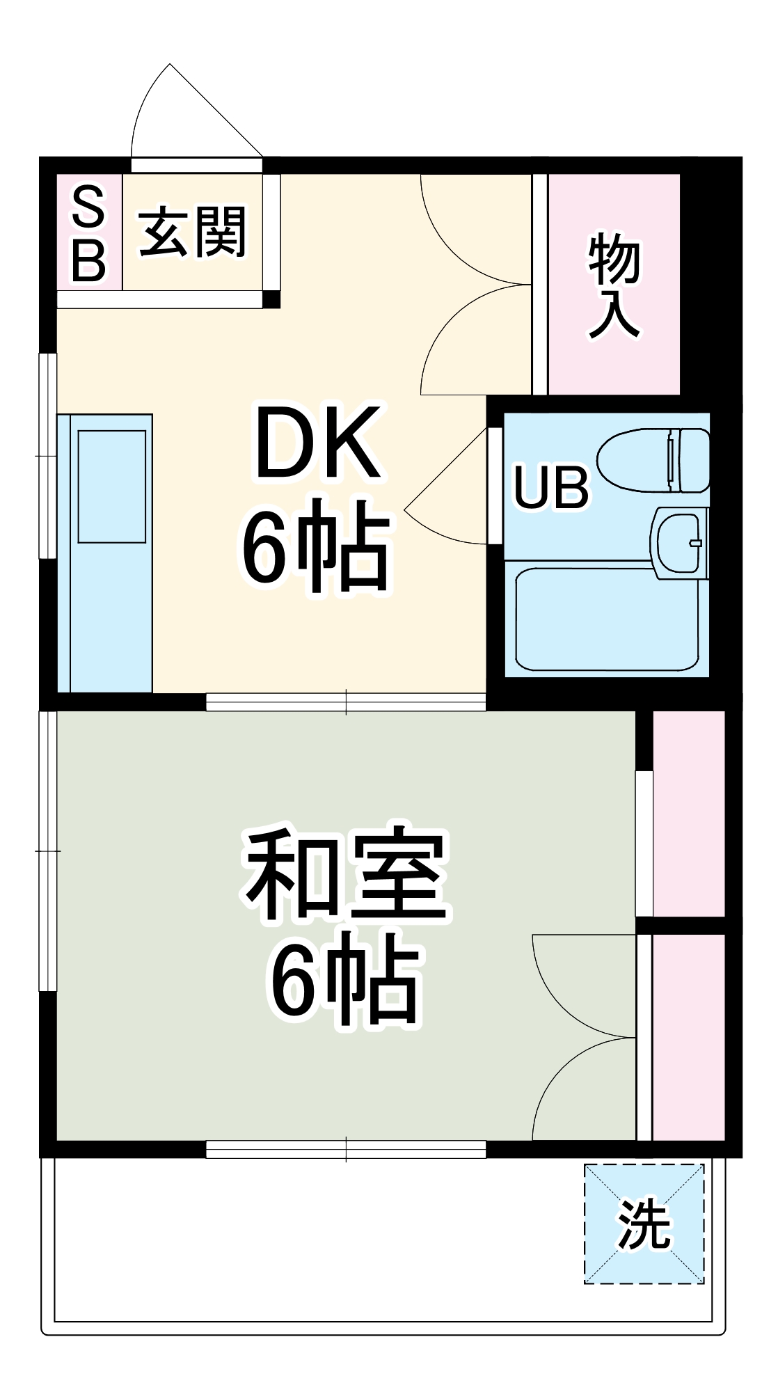 第二鶴見荘の間取り