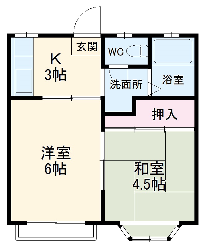 メゾンソレイユの間取り