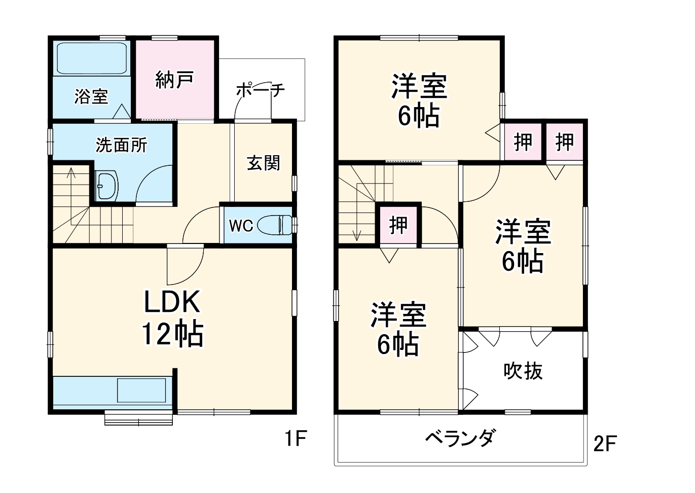 上島７丁目貸家の間取り