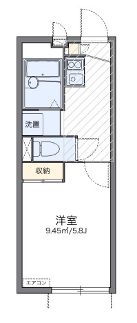 レオパレス経堂の間取り