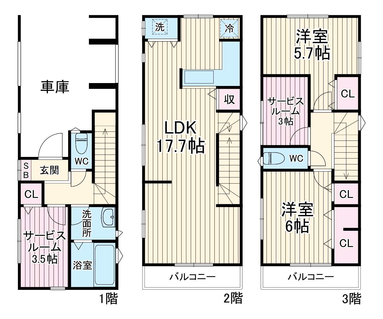 Kolet平間#14の間取り