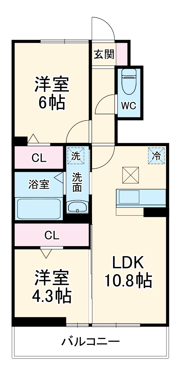 ドムス・クレストの間取り