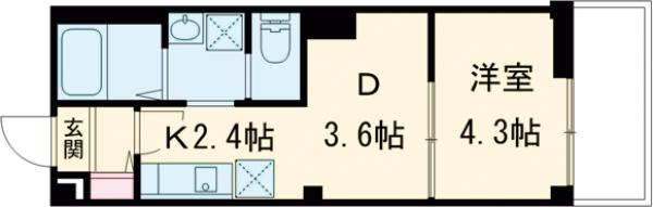 つむぎの杜 西荻みなみの間取り