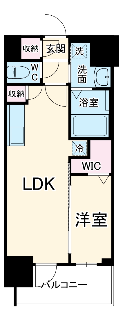 エステムコート名古屋TWIN WESTの間取り