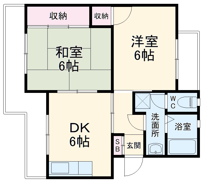 マンションKM-1の間取り